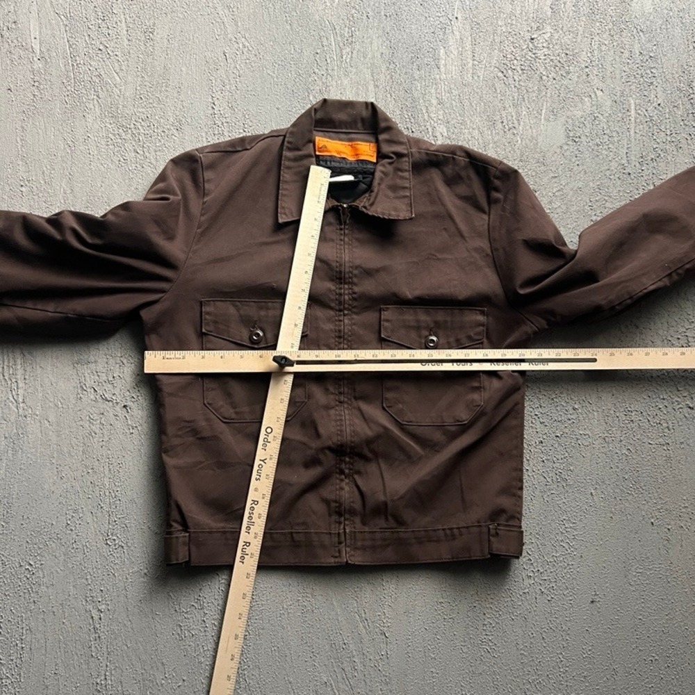 Vintage Red Kap Work Jacket Medium Brown 1970s USA Workwear - Picture 7 of 10